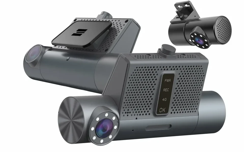 3 Kameralı Dashcam Araç Kayıt Cihazı MK-333GW 4G GPS WiFi Özellikli