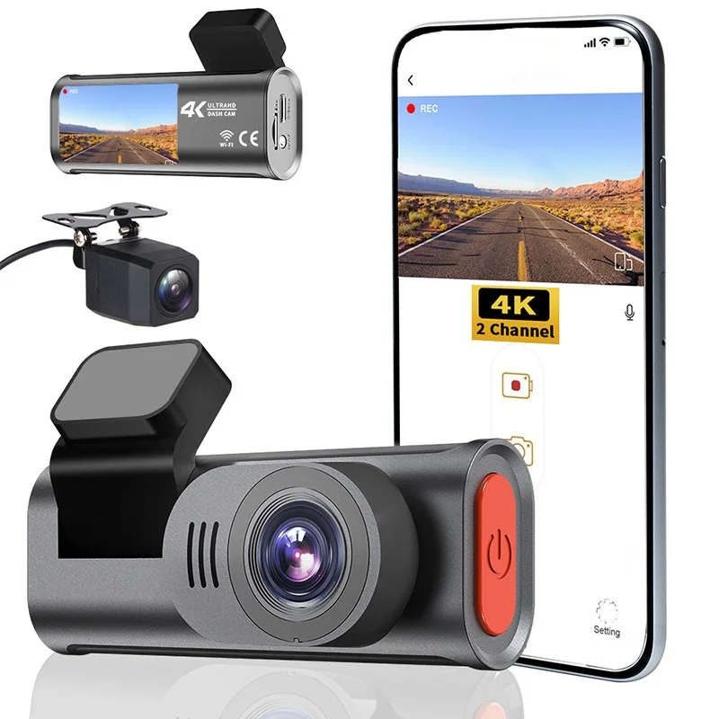 Araç İçi Kamera Wifi 4K